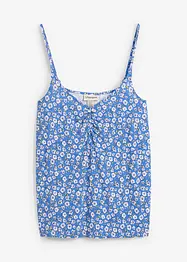 Gebloemde top van soepele viscose, bonprix