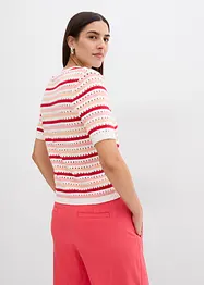 Geribd shirt met strepen, bonprix