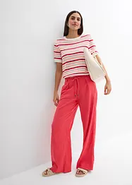 Geribd shirt met strepen, bonprix