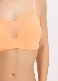 Voorgevormde bh zonder beugels met mesh, bonprix