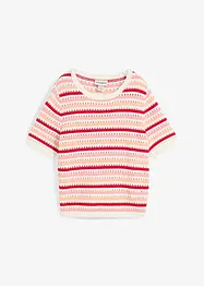 Geribd shirt met strepen, bonprix