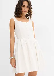 Mini jurk in een luchtige linnenmix, bonprix
