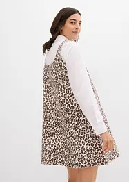 Mini jurk van elastische katoenmix, bonprix