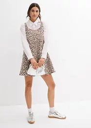 Mini jurk van elastische katoenmix, bonprix