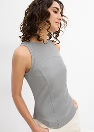 Tanktop met siernaden, bonprix