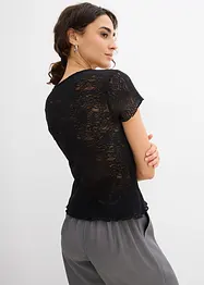 T-shirt van kant, bonprix