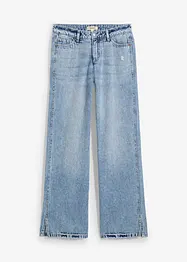 Loose straight jeans mid waist, low stretch, bonprix