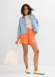 Paperbag short van een soepele Lyocellmix, bonprix