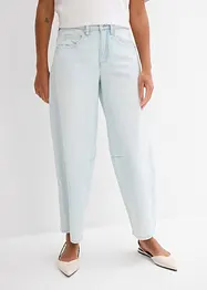 Balloon jeans mid waist, super soft, cropped, bonprix