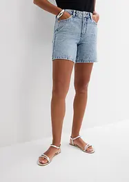 Jeans bermuda mid waist, low stretch, bonprix