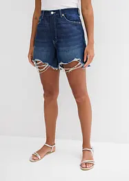 Jeans short high waist, low stretch, bonprix