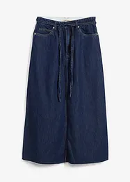 Midi spijkerrok mid waist, superzacht, bonprix