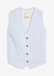 Jeans gilet gestreept, bonprix