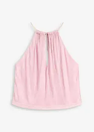 Cropped top in metallic look, bonprix