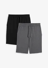 Sweat bermuda (set van 2), bonprix
