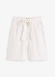 Twill short met ceintuur, bonprix