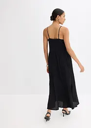 Maxi jurk met versiering in de vorm van oogjes, bonprix