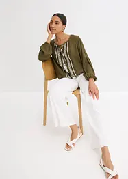 Blouse met borduursel, bonprix