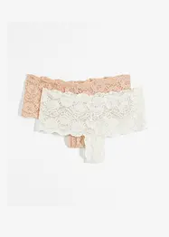 Hipster met kant (set van 2), bonprix