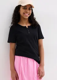 Henley shirt van puur biologisch katoen, bonprix