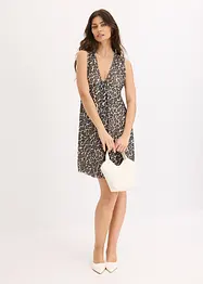 Jersey jurk met mesh, bonprix