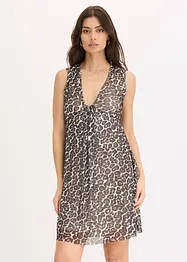 Jersey jurk met mesh, bonprix