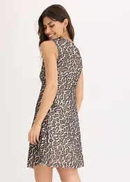 Jersey jurk met mesh, bonprix