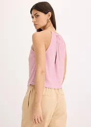 Cropped top in metallic look, bonprix