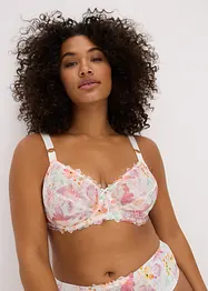 Minimizer bh met beugels en delicaat borduursel met print, bonprix