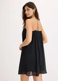 Chiffonjurk met origineel detail op de rug, bonprix