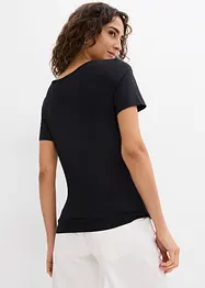 T-shirt van soepele viscose (set van 2), bonprix