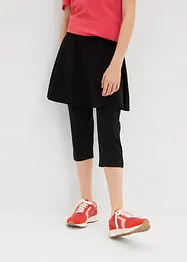 Capri legging met geïntegreerde rok, bonprix