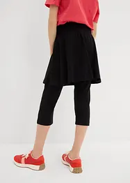 Capri legging met geïntegreerde rok, bonprix