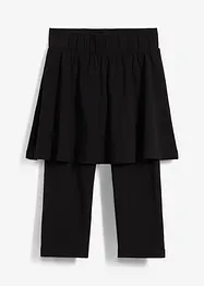 Capri legging met geïntegreerde rok, bonprix