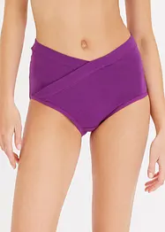 Tailleslip in V-shape met biologisch katoen (set van 4), bonprix