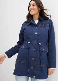 Katoenen parka in utility stijl, halflang, bonprix