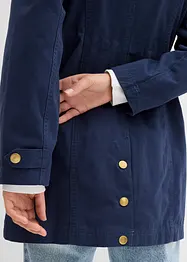 Katoenen parka in utility stijl, halflang, bonprix