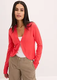 Kort vest met viscose, bonprix