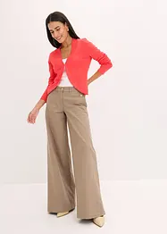 Kort vest met viscose, bonprix