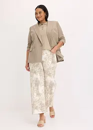 Wijde twill broek, bonprix