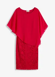 Kanten jurk met fijne chiffon overlay, bonprix
