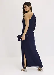One shoulder jurk van fijn chiffon, bonprix