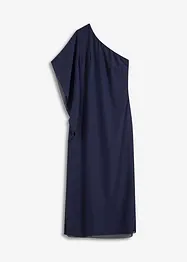 One shoulder jurk van fijn chiffon, bonprix