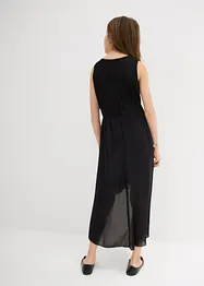 High-low jurk met tule, bonprix