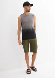 Muscle shirt met kleurverloop van biologisch katoen, slim fit, bonprix
