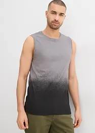 Muscle shirt met kleurverloop van biologisch katoen, slim fit, bonprix