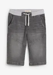 Jongens jeans stretch bermuda, bonprix