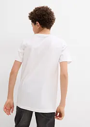 T-shirt (set van 2) met biologisch katoen, bonprix