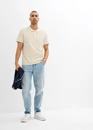Piqué poloshirt (set van 2) van puur biologisch katoen, bonprix