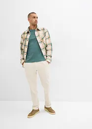 Geribd T-shirt, slim fit (set van 2), bonprix
